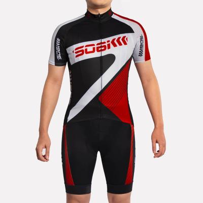 China Breathable Reflective Custom Team Wind Sport Logo Wear Set Bicycle Tank Top Bib Cycling Shorts For Men With OEM Service for sale