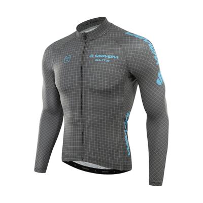 China Breathable Custom Long Sleeve Cycling Jersey Top For Mens Summer Bicycle Clothes for sale