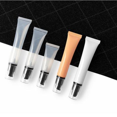 China Eco-friendly Cosmetic Packaging Airless Pump Plastic Tube Tube For Eye Cream Packaging for sale