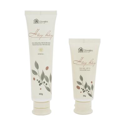 China Cosmetic Manufacturer Customized Cosmetic Container 30 60 100ml Hand Cream Plastic Packaging Tube Cosmetic Packaging for sale