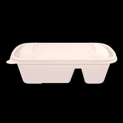 China Eco-Friendly Rectangle Cornstarch Food Container Clamshell Disposable Lunch Box Eco-Friendly Bento Box for sale