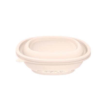 China Eco-friendly Biodegradable Disposable Cornstarch Round Bowl Soup Can Hot Noodle Box for sale