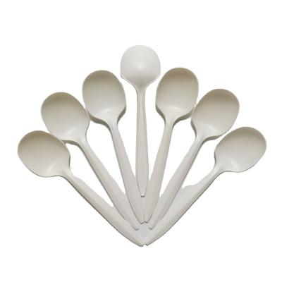 China Food utensil biodegradable disposable cutlery (cornstrach spoon, knife, fork) for sale