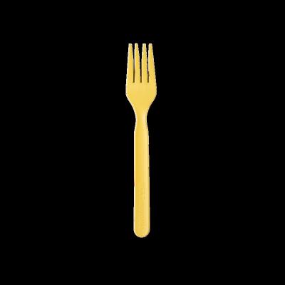 China 2020 Eco-friendly Pla Fork Hot Selling Disposable Biodegradable Flatware Set PLA Fork for sale