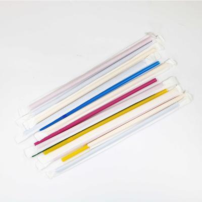 China Newest Disposable Colorful Eco Friendly Biodegradable Flexible Pla Straws for sale