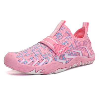 China 2021 Fashion Trend High Quality New Children's Water Shoes Skin Sole Soft Rubber Swimming Wading Outdoor Beach Water Sports Shoes for sale