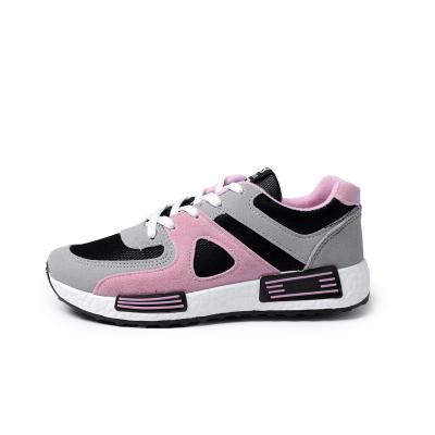 China 2021 New Style Wholesale Women's Shoes Mesh Light And Breathable Women's Sports Shoes CUSHIONING Flat Bottom Pulsating Sneakers for sale