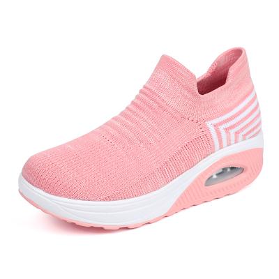 China CUSHIONING New Style Air Cushion Sneakers Soft Knocks Out Comfortable Insoles Shockproof Ladies Outdoor Running Walking Shoes for sale