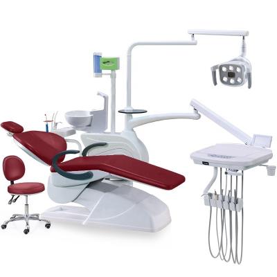 China Economic Dental Chair Double Leather Dental Chair Dental Chair Cushion Metal Unit Chair for sale