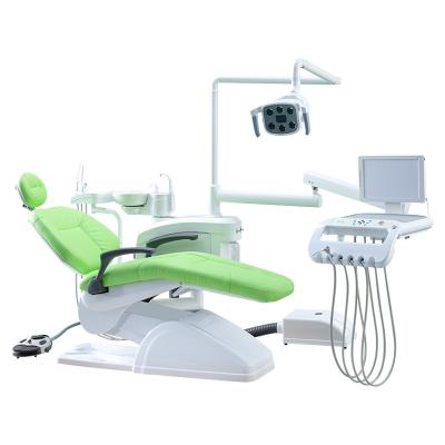 China Economical Leather Dental Chair High Quality Dental Chair Cushion Metal Unit Dental Equipment for sale