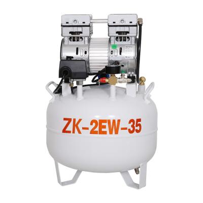 China Professional Manufacturer Top Quality Oil Free 1 To 2 Tank 35l Dental Air Compressor for sale