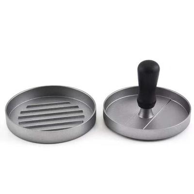 China Viable Wholesale Aluminum Burger Press Patty Maker Mold For Bbq Non-Stick BBQ Grill for sale