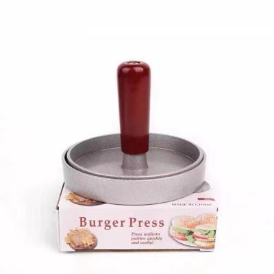 China Sustainable Kitchen Supplies Patty Maker Mold Round Shape Meat Tools Burger Press Plastic Meat Beef Grill Burger Press for sale