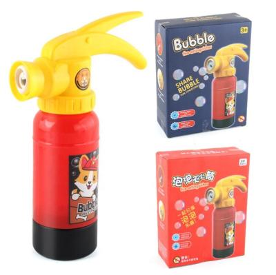 China Home Decoration Gifts Selling High Quality Bubble Fire Extinguisher 5 Bubble Solution In Gift Box Outdoor Game Machine for sale