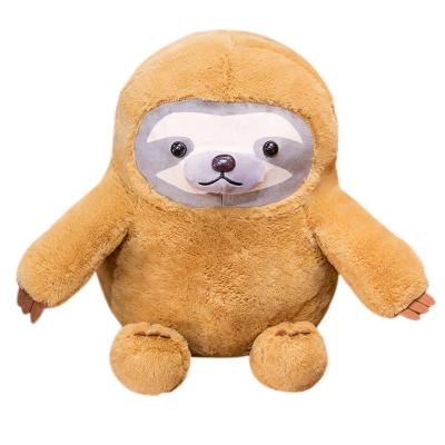 China Hot Selling Sloth Plush Toy Soft Stuffed Plush Backpack Promotional Gifts Sloth Soft Toy for sale