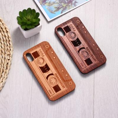 China Shockproof Laser Engraving Customize Design Wood+TPU Shockproof Wooden Real Phone Case For iPhone 12 Pro Max for sale