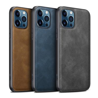 China Luxury High Quality Magnetic Anti-fall PU Leather Phone Case For iPhone 12 Pro Max for sale