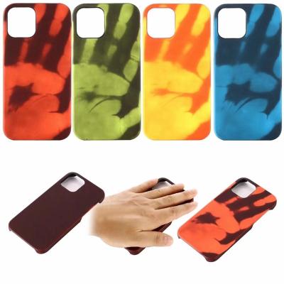 China New High Quality Anti-drop Temperature Color Changing Hard PC Phone Case For iPhone Xiaomi Samsung Oneplus for sale