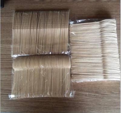 China Disposable wholesale disposable birch wooden fork /spoon/knife for sale