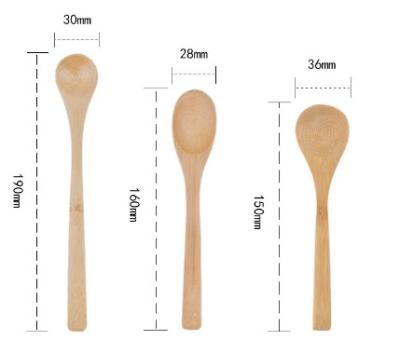 China 3pcs Disposable Portable Bamboo Cutlery Set Spoon Knife Fork Set With Customized Logo On Pocket Travel Reusable Biodegradable for sale