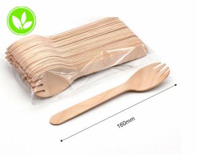 China 160mm Disposable Disposable Wooden Spoon for sale