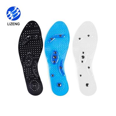 China Foot Magnetic Acupressure Amazon PVC Insoles Magnetic Massage Insoles for sale