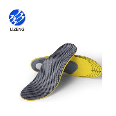 China PVC any color custom orthotic flat insole pvc arch support foot care foot care insole with breathable fabric for sale