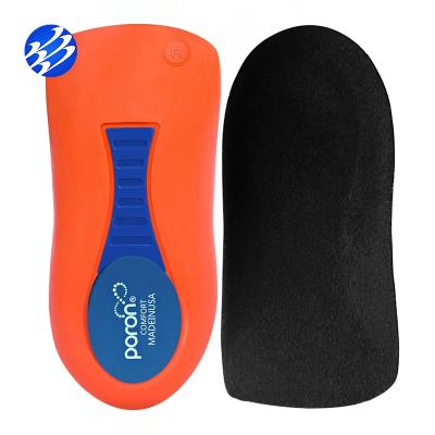 China PU Lizeng Brand Orthotic 3/4 Length Heel Inserts For Flat Feet for sale