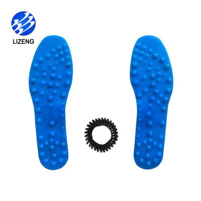 China Gel Promote Blood Circulation Acupoint Massage Inserts Magnetic Insoles For Relieve Fatigue for sale