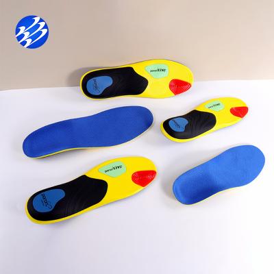 China Lizeng Brand PU Orthotic Comfort Poron Walking Integral Insoles for sale