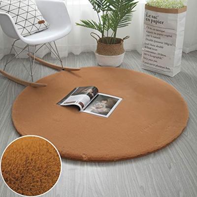 China Anti-Slip Deep Customize Faux Rabbit Fur Area Rug For Bedside for sale