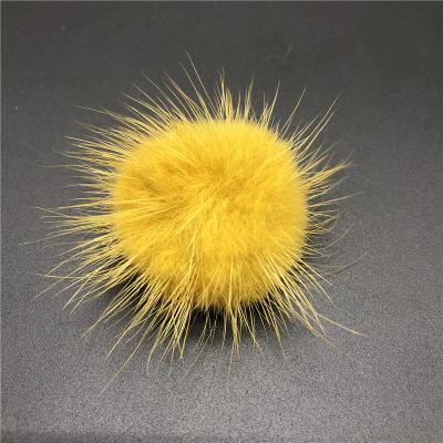 China Real Mink Fur Pompom Ball For Auto Upholstery 3CM Bag Hat DIY Accessories for sale