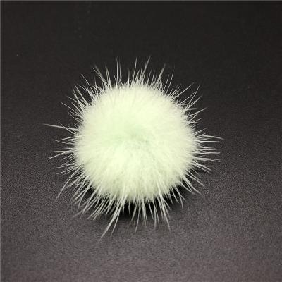 China 2020 Wholesale Auto Upholstery Mink Fur Pom Pom Ball As Garment Accessories for sale