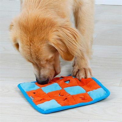 China Pet Toy Double Puzzle Dog Driver Smell Training Sniffing Mat Side Pads Eco-Friendly Washable Breathable for sale