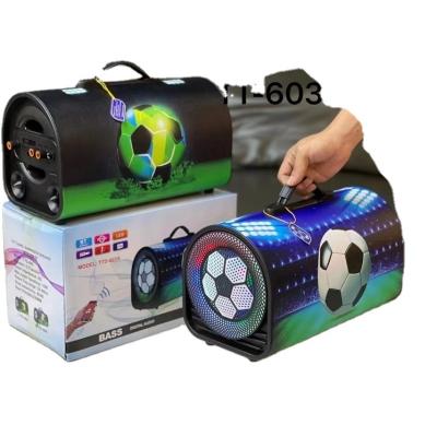 China Wholesale LED Flashing Light Factory Football Speaker TTD-603 BT Party World Cup Wireless Outdoor Speaker for sale