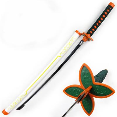 China White Color Metal Steel Sword Demon Slayer Kochou Shinobu cosplay /party decoration for sale