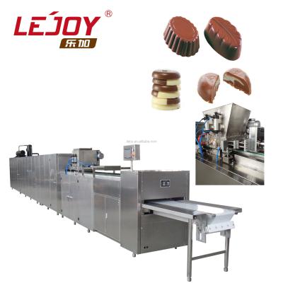 China Shot of Dairy Factory Solid Mold One Depositing Single Head Chocolate Filling Machine for Chocolate Praline Making for sale