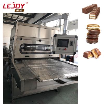 China Full Automatic Dairy Factory Chocolate Wafer Enrobing Machine for sale