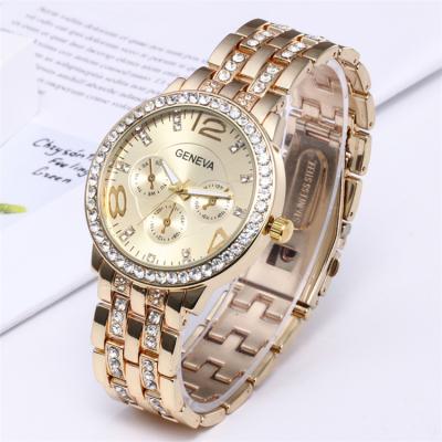 China Popular Fashion Lady Watch Charming Diamond Watch Stainless Steel Wrist Watch For Women for sale