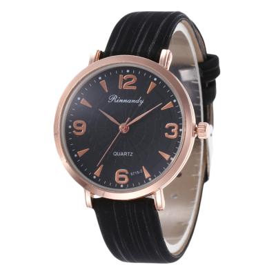 China Fashion\OEM Luxury New Fashion Watch Popular Quartz Movement Wrist Watch Colorful Leather Strap Women Watch for sale