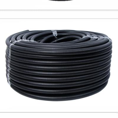 China UV Resistant Corrugated Electrical Conduit Pipe Flexible PE Hose For Cable Protection for sale