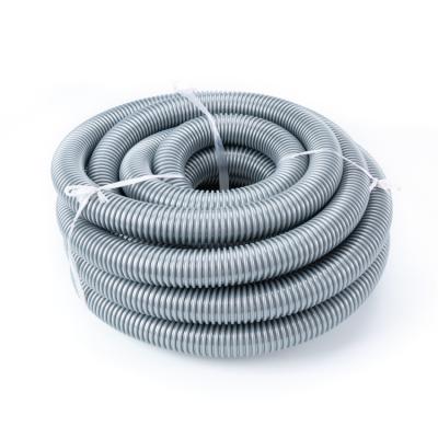 China UV Resistant Industrial Wet Dry Corrugated Corrugated Black And Gray Color Customized Vacuum Cleaner Hose Kit Abrasion Resistance Hose for sale