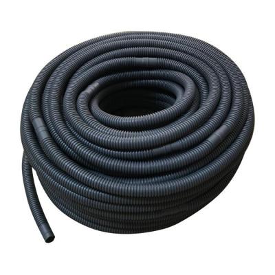 China Customized UV Resistant PP Air Conditioning Duct Drain Tubing Corrugated Plastic Flexible Air Conditioner Outlet Water Pipe for sale