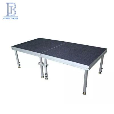 China Easy Install Foresight Selling Movable Portable Folding Wooden Stage Dance Floor for sale