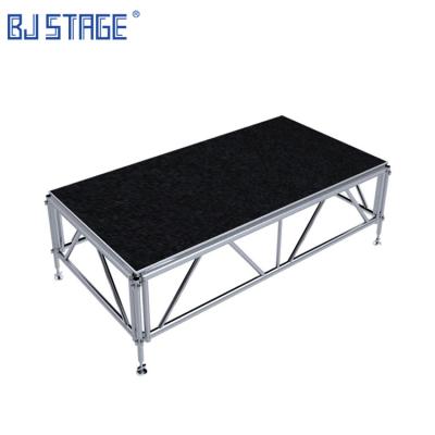 China Outdoor Wedding Party Mobile Easy Assemble Portable Lightweight Aluminum Platform To Wedding Stage Platform for sale