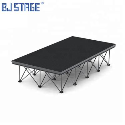 Cina Wedding Party Aluminum Portable Easy Assemble Outdoor Folding Stage Concert Stage Set Sale in vendita