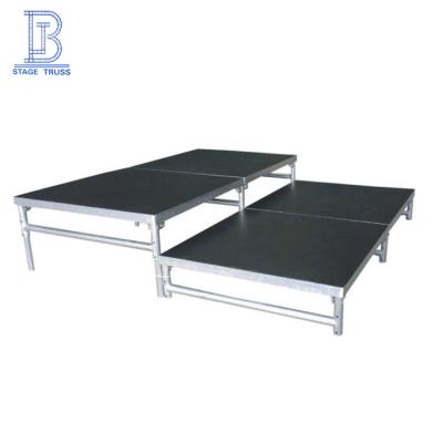 Chine Convenient Aluminum Portable 4X4 Feet Mobile Step Platform In Demonstration à vendre