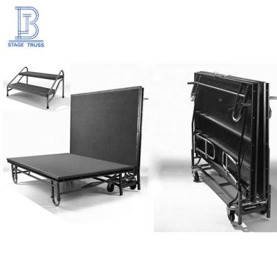 Китай Quick-Loading Event Convenient Iron Stage Durable Steel Metal Folding Movable Stage продается