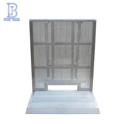 China Durable Folding Aluminum Crowd Guardrail / Mojo Crowd Barricade /Aluminum Portable Concert Aluminum Barrier en venta