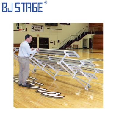 China Movable / Can Increase Seats Temporary Portable Outdoor Sport Bleach Aluminum Basketball Bleachers en venta